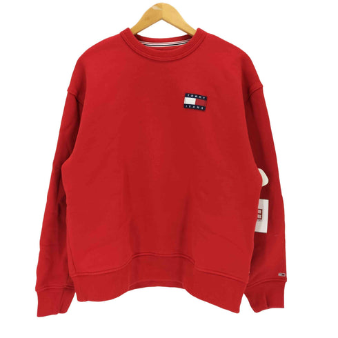 トミージーンズ tommy jeans ロゴワッペン クルーネックスウェット メンズ JPN:M
