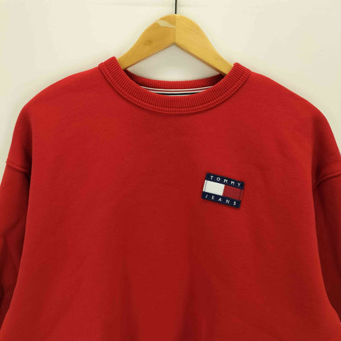 トミージーンズ tommy jeans ロゴワッペン クルーネックスウェット メンズ JPN:M
