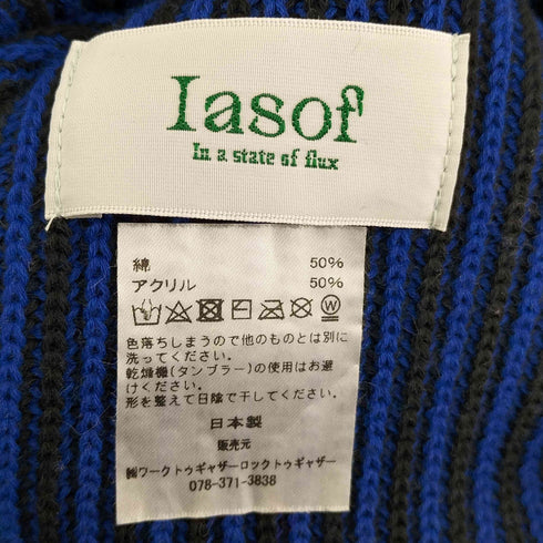IASOF JD stripe beanie メンズ FREE