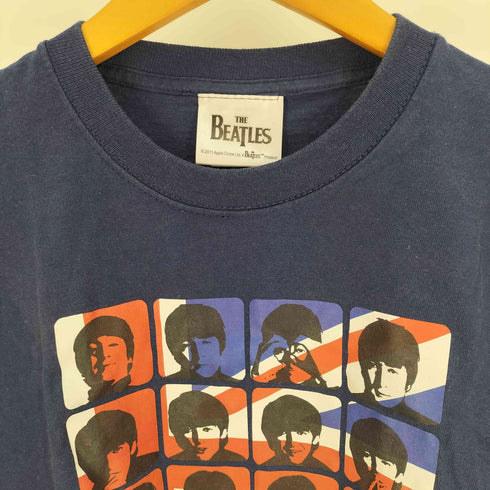 FRUIT OF THE LOOM ボディ HARD DAYS NIGHIT 1964 ユニオンジャック ロック バンド プリント クルーネック Tシャツ コピーライト2011 メンズ import:M
