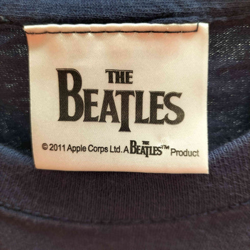 FRUIT OF THE LOOM ボディ HARD DAYS NIGHIT 1964 ユニオンジャック ロック バンド プリント クルーネック Tシャツ コピーライト2011 メンズ import:M