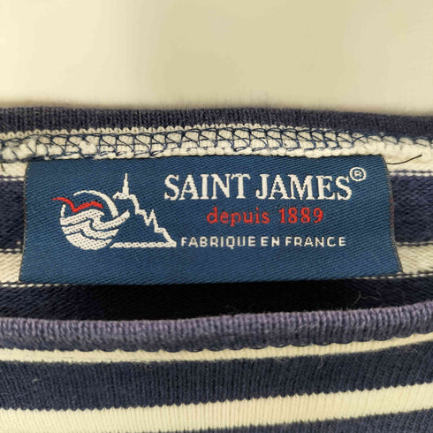 セントジェームス SAINT JAMES ボーダーボートネックバスクシャツ レディース F:3 1/2