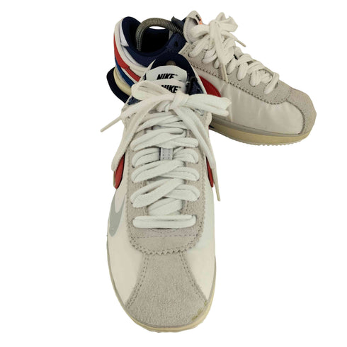 サカイ Sacai Zoom Cortez White and University Red メンズ JPN:25.5