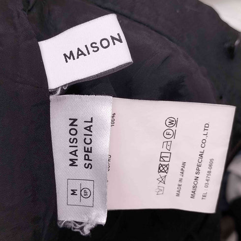 メゾンスペシャル MAISON SPECIAL 2WAYヘムバイカラーステッチパンツ レディース FREE
