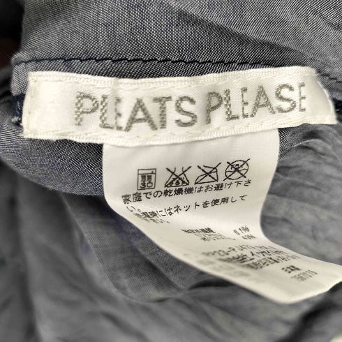 プリーツプリーズイッセイミヤケ PLEATS PLEASE ISSEY MIYAKE シワ加工シャツワンピース レディース 3
