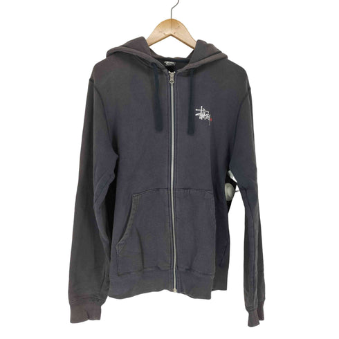 ステューシー Stussy 00S 両面プリントジップアップパーカー メンズ M
