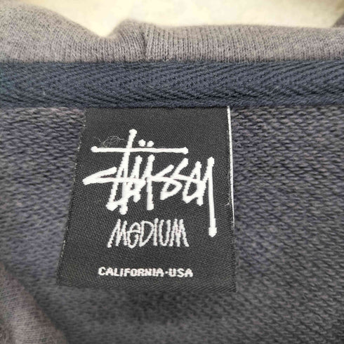 ステューシー Stussy 00S 両面プリントジップアップパーカー メンズ M