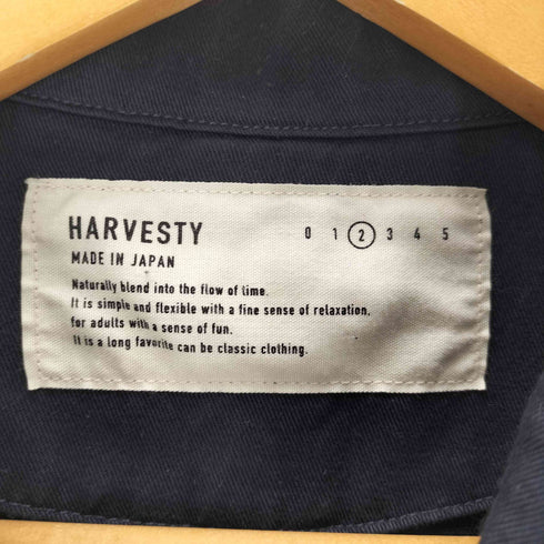 ハーベスティ HARVESTY コットンチノクロスオーバーコート レディース JPN:2