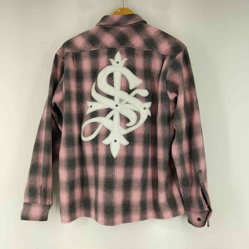 サプライヤー SUPPLIER 24aw Exclusive Leather Patch Check Shirt メンズ JPN:M
