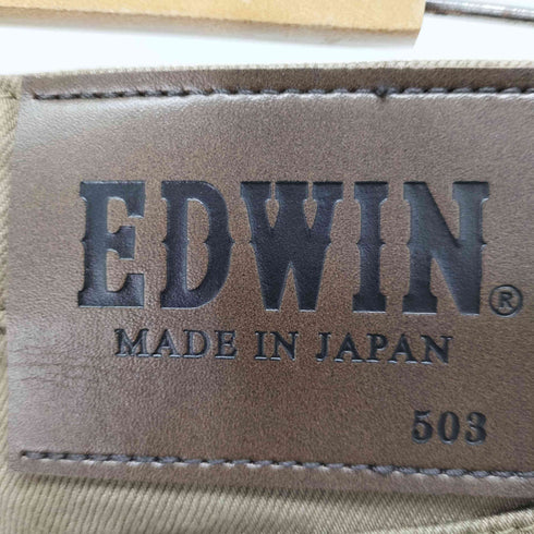 エドウィン EDWIN ブラウンデニムレギュラーパンツ メンズ 30