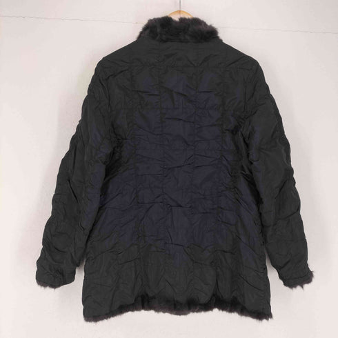 gianni lo giudice ロシアリス ファー シルク混 キルティングジャケット レディース