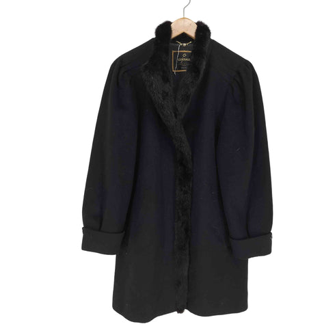 コジャーナ cojana wool & cashmere ミンクファー カシミヤ混 スタンドカラージャケット レディース