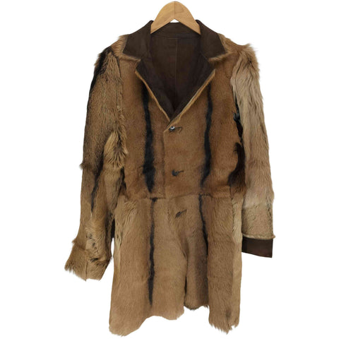 GUSHLOW & COLE sheep skin イングランド製 シープスキン 3B ファーチェスターコート レディース JPN:S