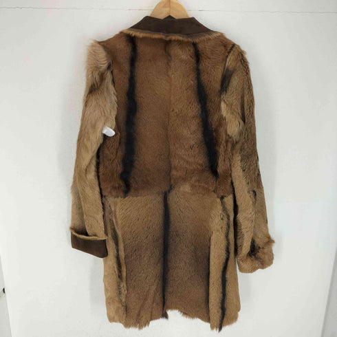 GUSHLOW & COLE sheep skin イングランド製 シープスキン 3B ファーチェスターコート レディース JPN:S