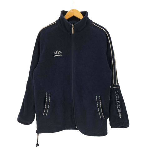 アンブロ UMBRO old ロゴ刺繍 フリースブルゾン メンズ import:M