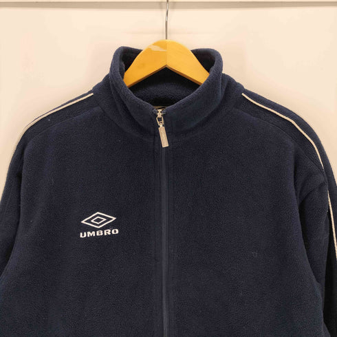 アンブロ UMBRO old ロゴ刺繍 フリースブルゾン メンズ import:M
