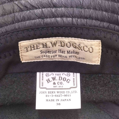 ドッグアンドコー THE H.W. DOG&CO. Leather Hat メンズ ONE SIZE 38
