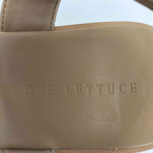 コーベレタス Kobe Lettuce レザーサンダル プラットフォーム レディース JPN:L
