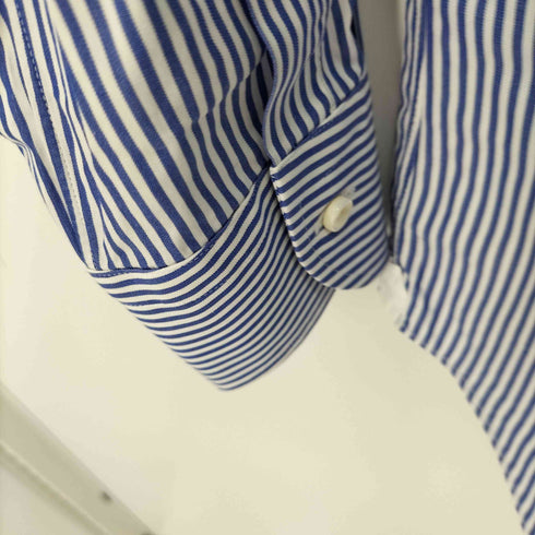 シップス SHIPS Cotonificio albini ストライプシャツ メンズ 39
