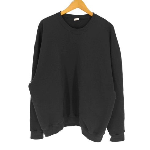 USA製 前V 裏起毛 コットン ポリ クルーネック スウェット メンズ import:XL