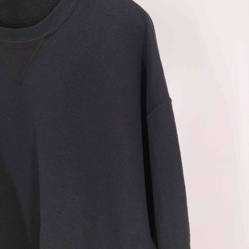 USA製 前V 裏起毛 コットン ポリ クルーネック スウェット メンズ import:XL