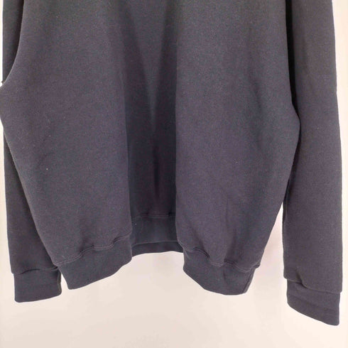 USA製 前V 裏起毛 コットン ポリ クルーネック スウェット メンズ import:XL