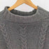 ポロバイラルフローレン Polo by RALPH LAUREN 90S HAND KNIT シルク ウール ケーブル ボトルネック ニット メンズ import:L