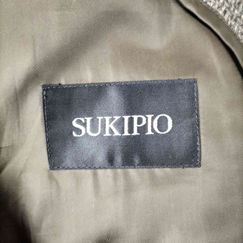 SUKIPIO ウールカシミヤステンカラーコート WOOL&CASHMERE メンズ 175-185