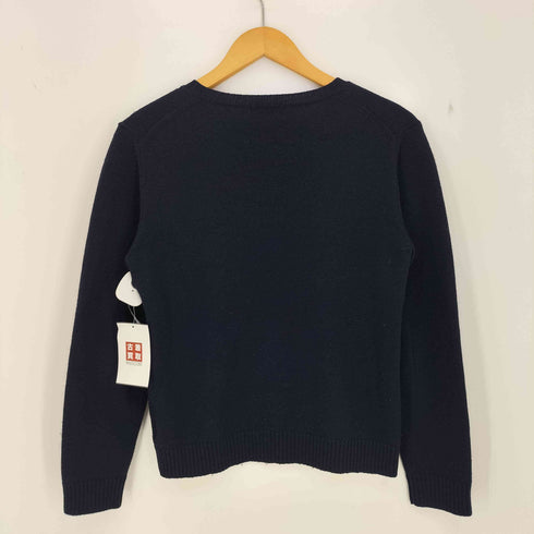バーバリー BURBERRY 胸ロゴ Vネック ニット レディース 160A-160-79