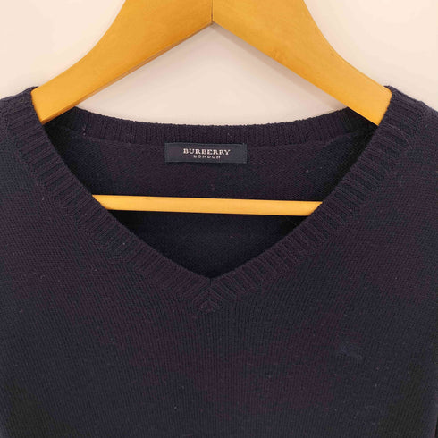 バーバリー BURBERRY 胸ロゴ Vネック ニット レディース 160A-160-79