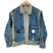 JORDACHE 2WAY 袖着脱可 切替デニムジャケット メンズ L