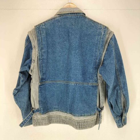 JORDACHE 2WAY 袖着脱可 切替デニムジャケット メンズ L