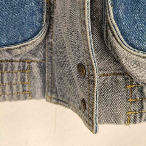 JORDACHE 2WAY 袖着脱可 切替デニムジャケット メンズ L