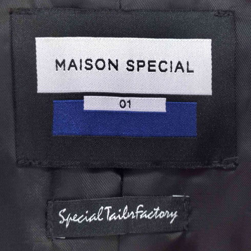 メゾンスペシャル MAISON SPECIAL 2wayステッチショートブルゾン メンズ 01