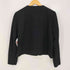 ザラ ZARA ノーカラー ツイードジャケット 金ボタン レディース import:M