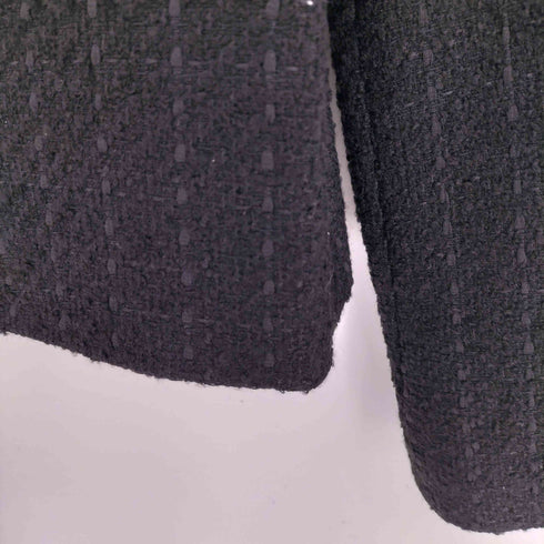 ザラ ZARA ノーカラー ツイードジャケット 金ボタン レディース import:M
