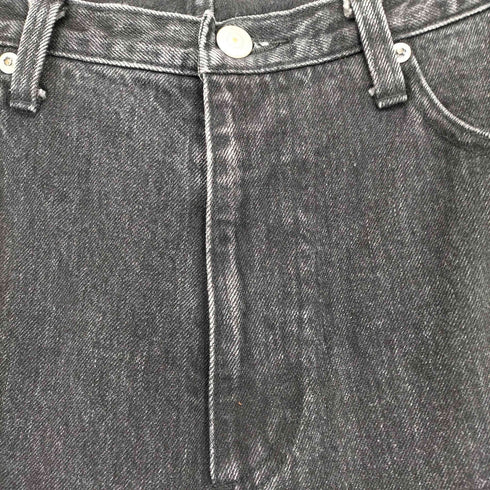 エンハーモニックタヴァーン ENHARMONIC TAVERN Layered Denim Pants -black メンズ 48