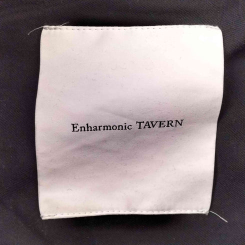 エンハーモニックタヴァーン ENHARMONIC TAVERN Layered Denim Pants -black メンズ 48