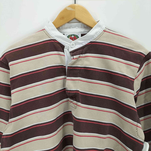 バーバリアン BARBARIAN ヘンリーネック ボーダーカットソー メンズ JPN:XL