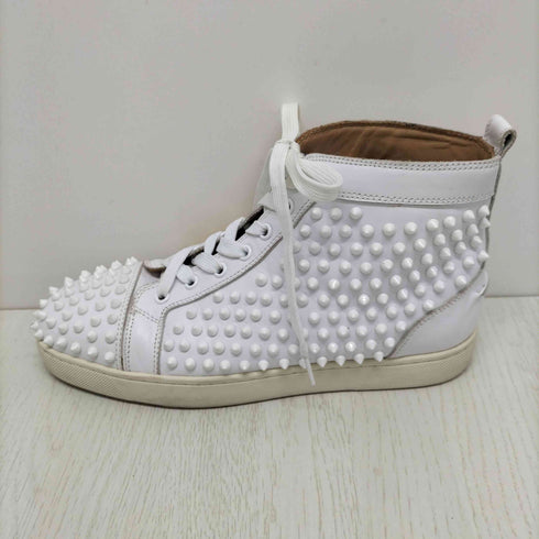 クリスチャンルブタン CHRISTIAN LOUBOUTIN スパイクスタッズ パテント レザー ハイカット スニーカー LOUIS SPIKES メンズ JPN:42