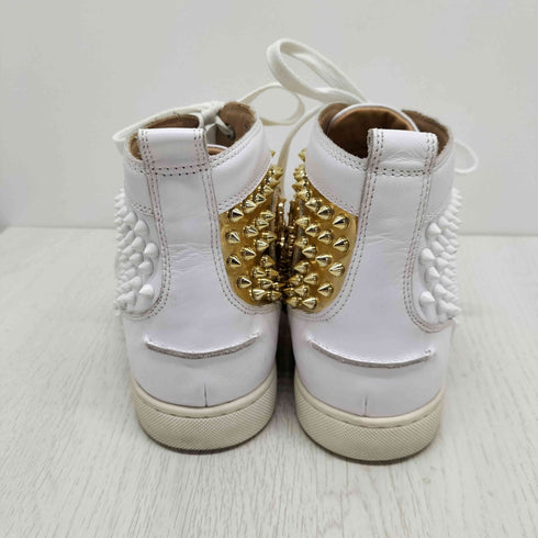 クリスチャンルブタン CHRISTIAN LOUBOUTIN スパイクスタッズ パテント レザー ハイカット スニーカー LOUIS SPIKES メンズ JPN:42