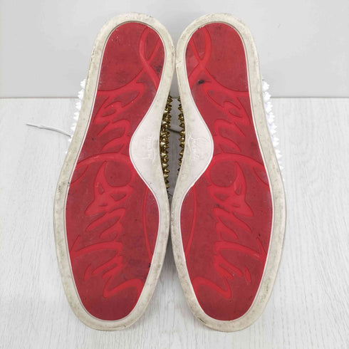 クリスチャンルブタン CHRISTIAN LOUBOUTIN スパイクスタッズ パテント レザー ハイカット スニーカー LOUIS SPIKES メンズ JPN:42