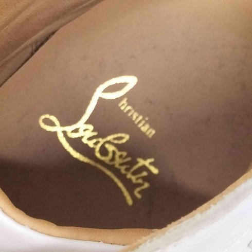 クリスチャンルブタン CHRISTIAN LOUBOUTIN スパイクスタッズ パテント レザー ハイカット スニーカー LOUIS SPIKES メンズ JPN:42