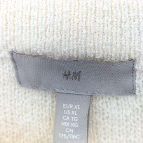 エイチアンドエム H&M テクスチャード ニットカーディガン レディース import:XL