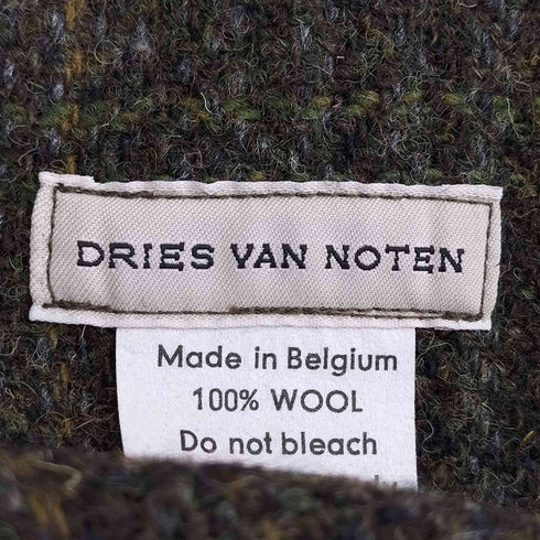 ドリスヴァンノッテン DRIES VAN NOTEN ウール チェック柄 スヌード メンズ ONE SIZE