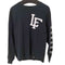 レフラー Leflah 両面プリントクルーネック長袖Tシャツ メンズ JPN:L