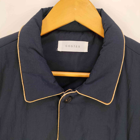 COSTES パイピング 中綿 シャツジャケット メンズ
