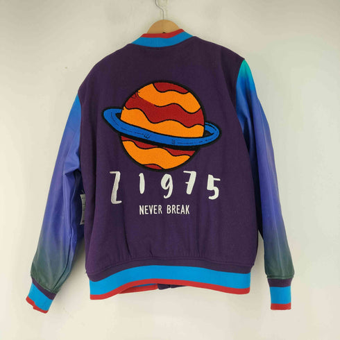ザラ ZARA COMBINATION PATCHES BOMBER JACKET メンズ XL
