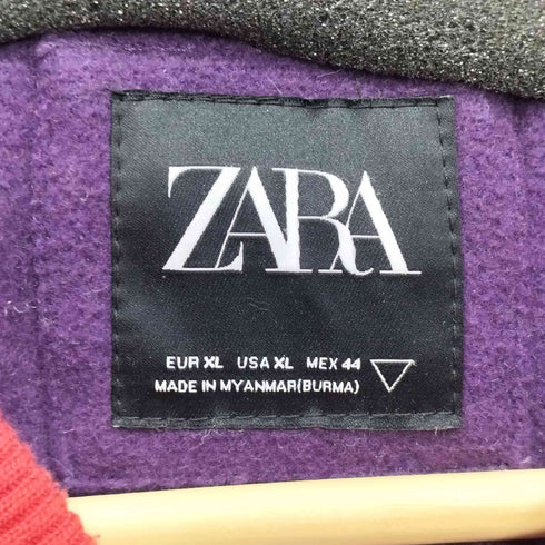 ザラ ZARA COMBINATION PATCHES BOMBER JACKET メンズ XL