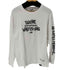 レフラー Leflah スマイルバックプリントクルーネック長袖Tシャツ メンズ JPN:L